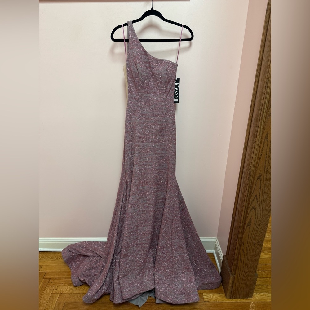 Jovani One-Shoulder Prom Gown